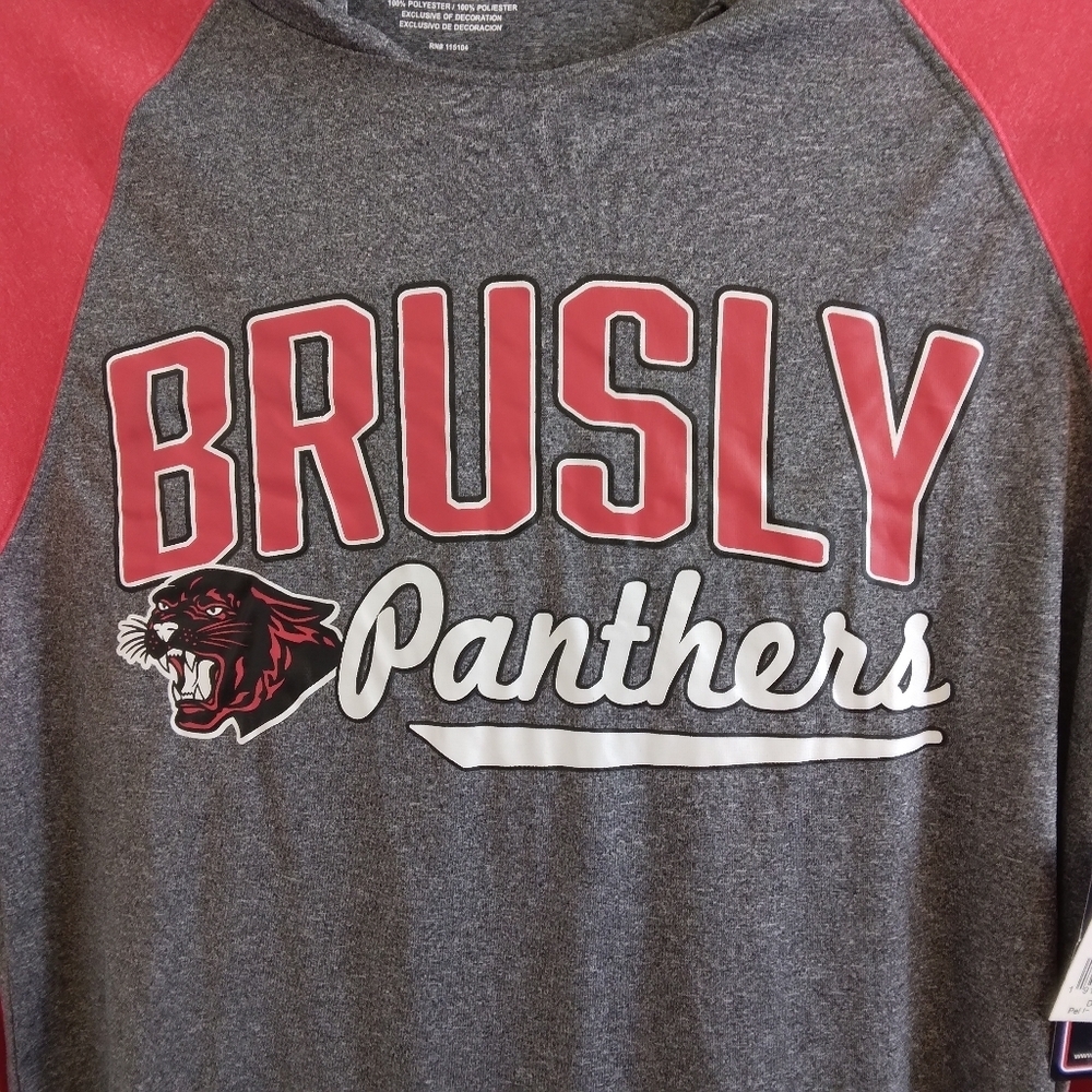Size S Brusley Panthers Hoodie NWT Long Sleeve High School Football Youth - Picture 2 of 7